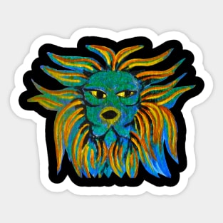 Leo Zodiac Sign Sticker